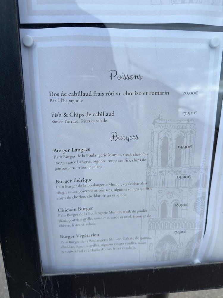 Le Rempart - Menu Image 1